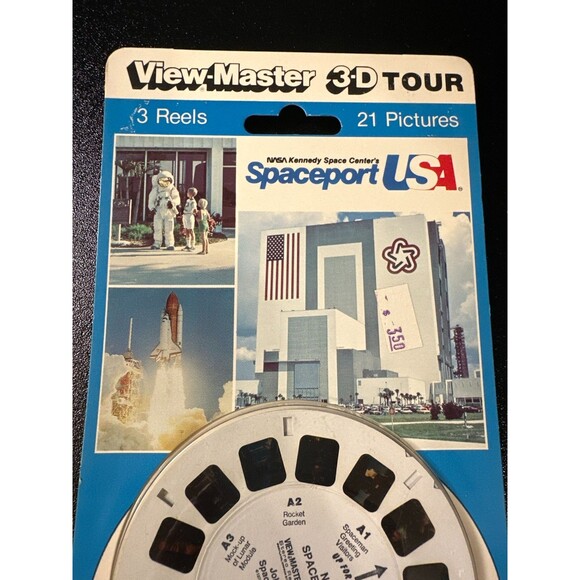 Vintage View-Master NASA Spaceport USA 3 Reels Kennedy Space Center 1991 - Picture 2 of 6